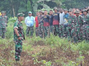 Tingkatkan Ketahanan Pangan Korem 064/MY buka lahan jagung bersama Masyarakat