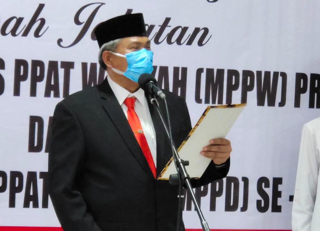 Kakanwil BPN Banten Lantik dan Mengangkat Sumpah MPPW dan dan MPPD SeProvinsi Banten