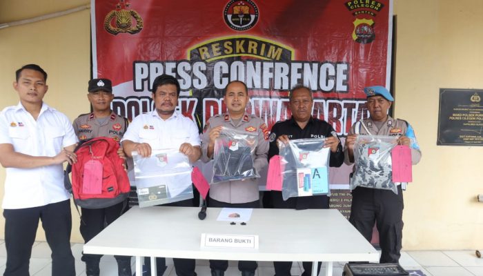 Kurang Dari 1×24 Jam, 2 Remaja Pelaku Pencurian Ditangkap Polsek Purwakarta Polres Cilegon