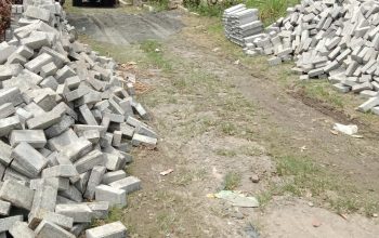 Diduga Proyek Pembangunan Jalan Paving Blok Disolear Abaikan Undang Undang KIP