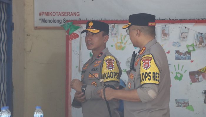 Polda Banten Laksanakan Pengamanan Kunjungan Capres di Wilayah Kota Serang