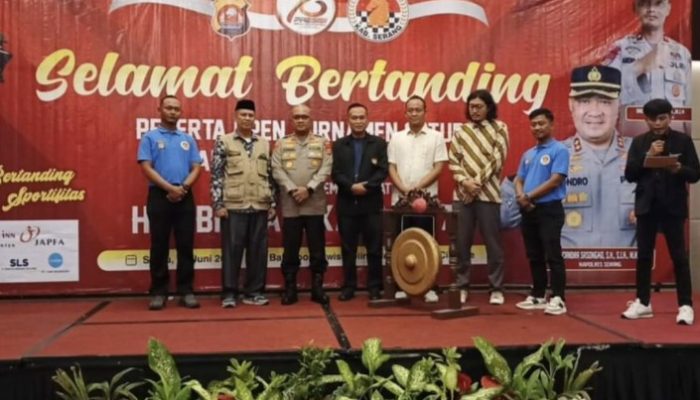 HUT Bhayangkara Ke-78 Polres Serang bersama Percasi Kab Serang Gelar Turnamen Catur 