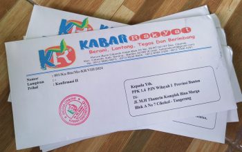 Kaperwil Banten Layangkan Surat Konfirmasi Ke-2 Kepada PPK.1.4