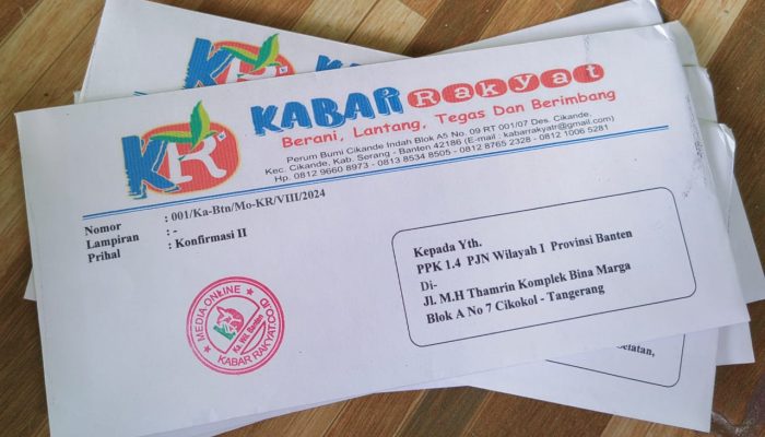 Kaperwil Banten Layangkan Surat Konfirmasi Ke-2 Kepada PPK.1.4