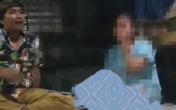 Momen saat wawancara dengan salah satu korban.